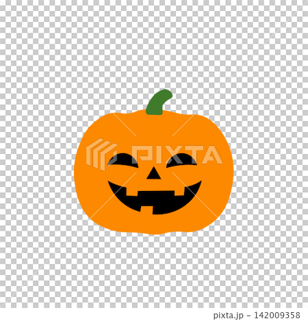 ハロウィン素材　ジャックオーランタン ハロウィン ベクターイラスト 142009358