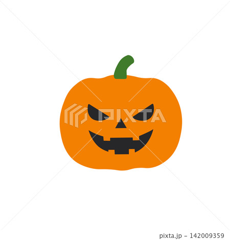ハロウィン素材　ジャックオーランタン ハロウィン ベクターイラスト 142009359