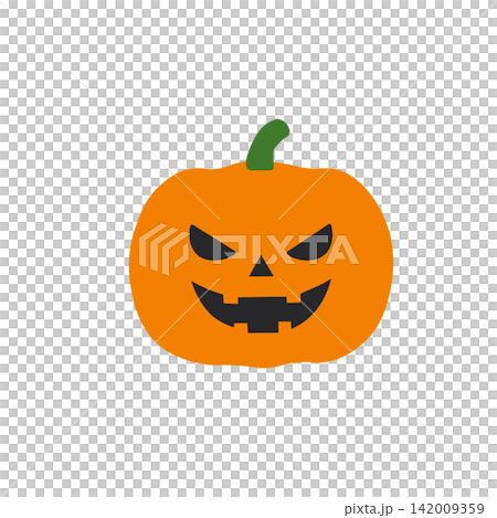 ハロウィン素材　ジャックオーランタン ハロウィン ベクターイラスト 142009359