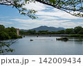 豊橋市大池から石巻山を望む 142009434
