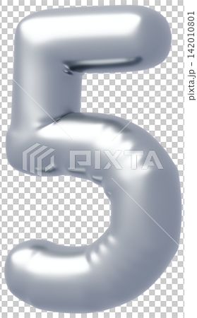 3D image_balloon_5_silver 3D image_balloon_5_silver 142010801
