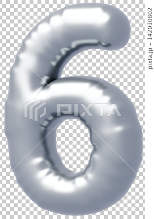 3D image_balloon_6_silver 3D image_balloon_6_silver 142010802