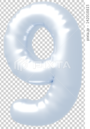 3D image_balloon_9_silver 3D image_balloon_9_silver 142010815