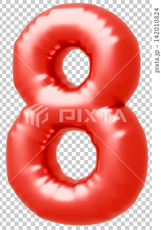 3D image_balloon_8_red 3D image_balloon_8_red 142010824