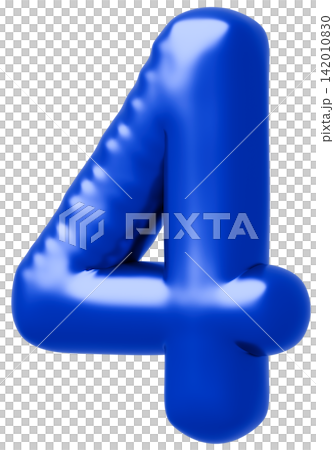 3D image_balloon_4_blue 142010830