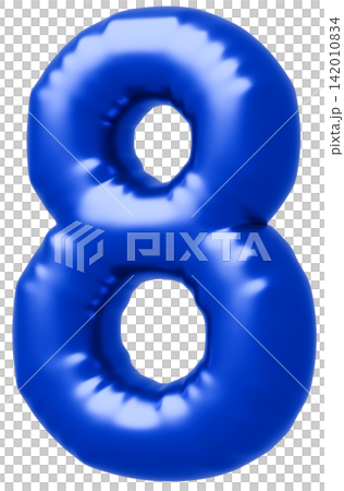 3D image_balloon_8_blue 3D image_balloon_8_blue 142010834