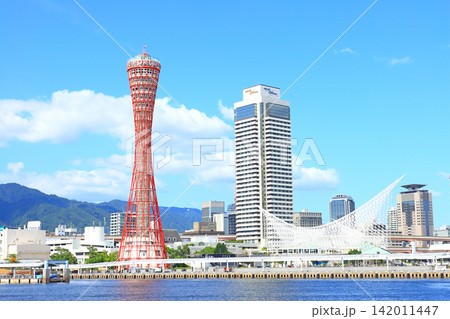 兵庫県神戸市、神戸ポートタワーの風景 142011447