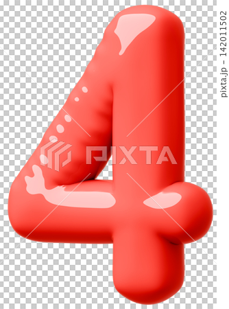 3D image_balloon_4_red 142011502