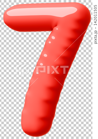 3D image_balloon_7_red 3D image_balloon_7_red 142011505