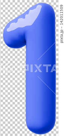 3D image_balloon_1_blue 3D image_balloon_1_blue 142011509