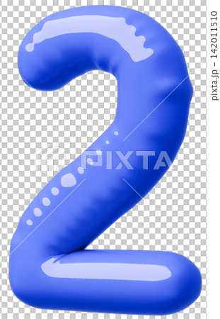 3D image_balloon_2_blue 142011510