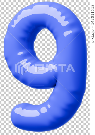 3D image_balloon_9_blue 3D image_balloon_9_blue 142011518