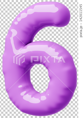 3D image_balloon_6_purple 3D image_balloon_6_purple 142011545