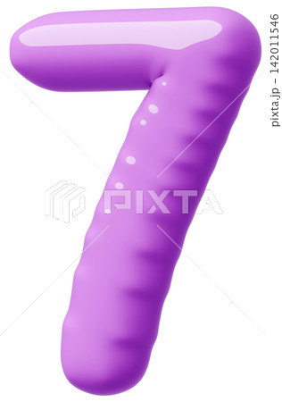3D画像_風船_7_紫 3D画像_風船_7_紫 142011546