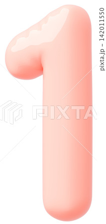 3D画像_風船_1_ピンク 3D画像_風船_1_ピンク 142011550
