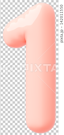 3D画像_風船_1_ピンク 3D画像_風船_1_ピンク 142011550
