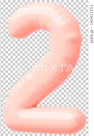 3D画像_風船_2_ピンク 3D画像_風船_2_ピンク 142011551