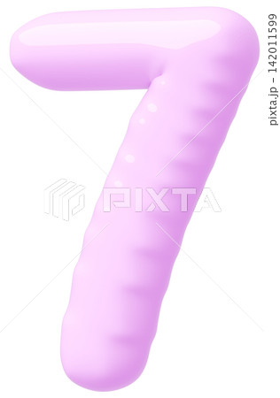 3D画像_風船_7_紫 142011599