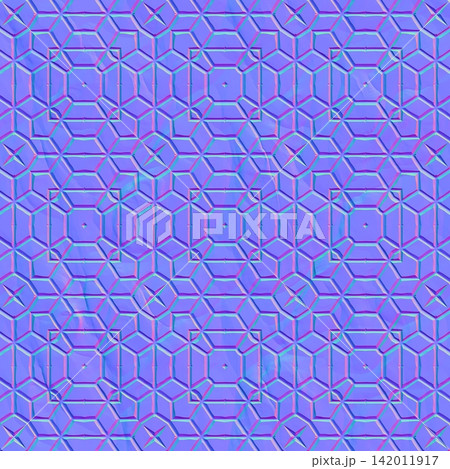 Architectural Patterned Normal Map Texture Architectural Patterned Normal Map Texture 142011917