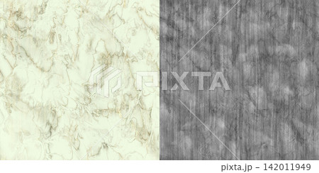 Seamless pattern decorative antique marble stone mosaic. Marble texture via an alpha channel. 142011949