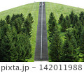 モエレ沼公園山へ続く一本の階段 142011988
