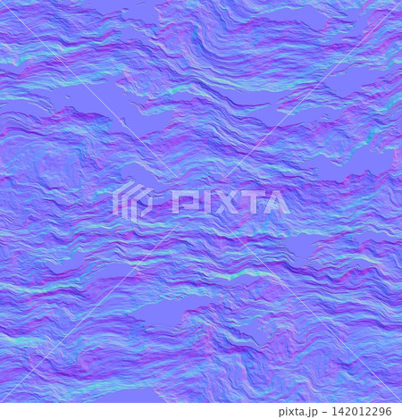 Seamless Flowing Geological Strata Normal Map 142012296