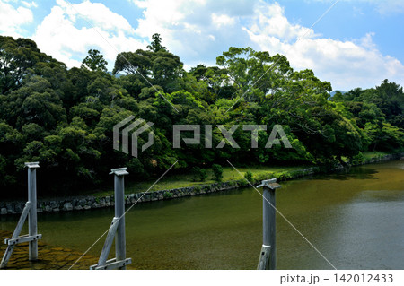 伊勢神宮・五十鈴川の風景 伊勢神宮・五十鈴川の風景 142012433