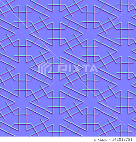 Islamic Geometric Star Grid Normal Map Seamless Islamic Geometric Star Grid Normal Map Seamless 142012781