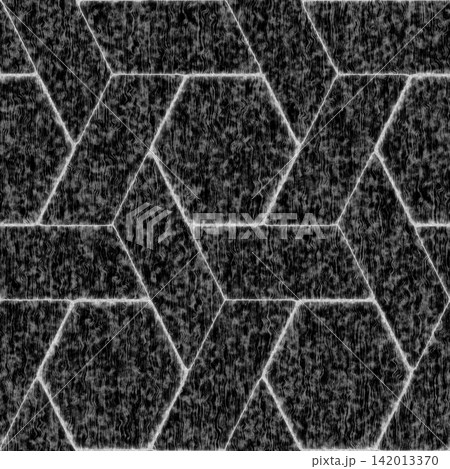 Seamless pattern of metalwork with diamond patterns. High resolution photo filter. 142013370
