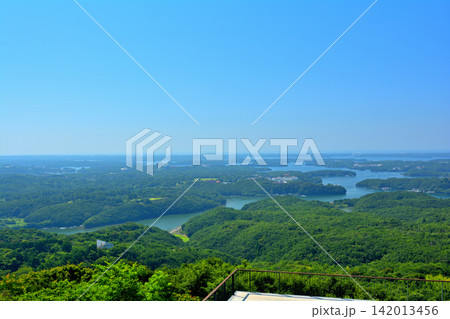 伊勢志摩・横山展望台からの風景 伊勢志摩・横山展望台からの風景 142013456
