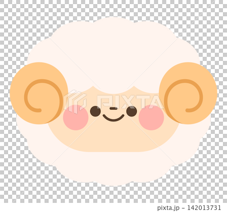 Cute sheep (face icon) Cute sheep (face icon) 142013731