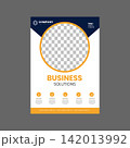 Modern Corporate Business Flyer Template, Professional Company Promotion Brochure Design for Marketing, Branding, Advertising and Business Presentation 142013992