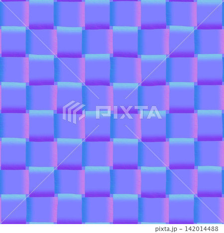 Woven Checkered Pattern Normal Map 142014488