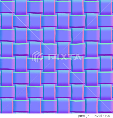 Seamless Rattan Weave Normal Map 142014490