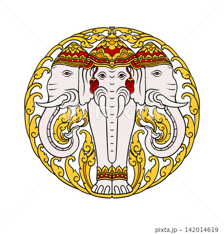 Three Headed Erawan Elephant Three Headed Erawan Elephant 142014619