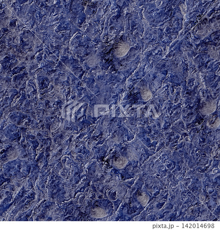 Navy Blue Pitted Mineral Rock Seamless Surface Texture 142014698