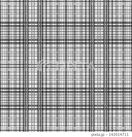 Black and White Plaid Pattern Grid Map Seamless 142014711