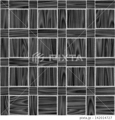 Dark Charcoal Wood Plaid Pattern Seamless Texture 142014727