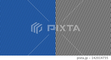 Blue Micro Pattern Fabric and Mask Comparison Split Seamless 142014735