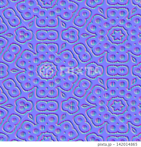 Digital Glitch Mandala Normal Map Texture Digital Glitch Mandala Normal Map Texture 142014865