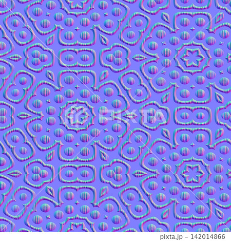 Digital Glitch Mandala Normal Map Texture Digital Glitch Mandala Normal Map Texture 142014866