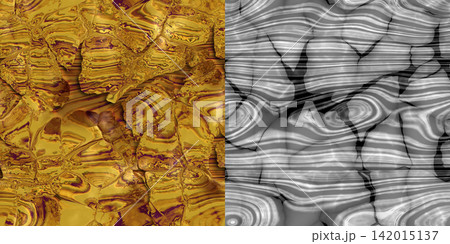 Brown Petrified Wood and Height Map Comparison Split View Brown Petrified Wood and Height Map Comparison Split View 142015137