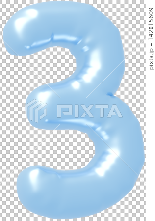 3D image_balloon_3_light blue 3D image_balloon_3_light blue 142015609