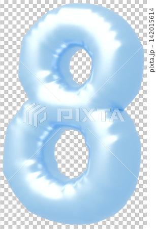3D image_balloon_8_淺藍色 3D image_balloon_8_淺藍色 142015614