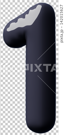 3D image_balloon_1_black 3D image_balloon_1_black 142015627