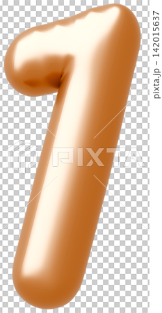 3D image_balloon_1_gold 3D image_balloon_1_gold 142015637