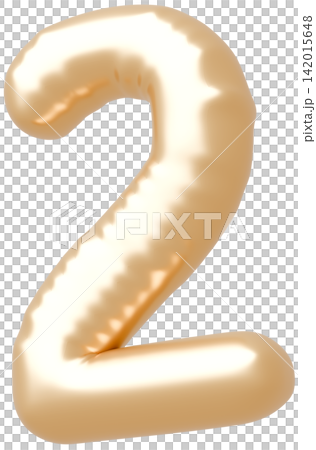 3D image_balloon_2_gold 3D image_balloon_2_gold 142015648