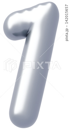 3D画像_風船_1_シルバー 142015657