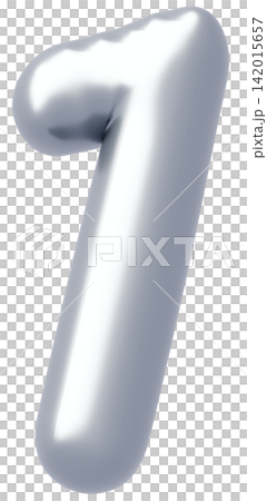 3D画像_風船_1_シルバー 142015657