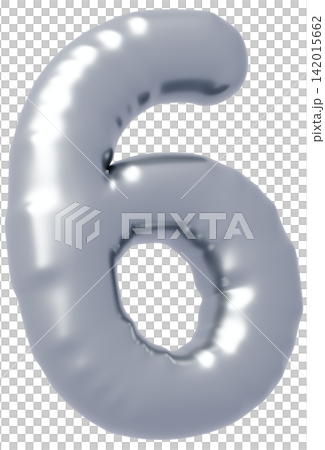 3D image_balloon_6_silver 3D image_balloon_6_silver 142015662